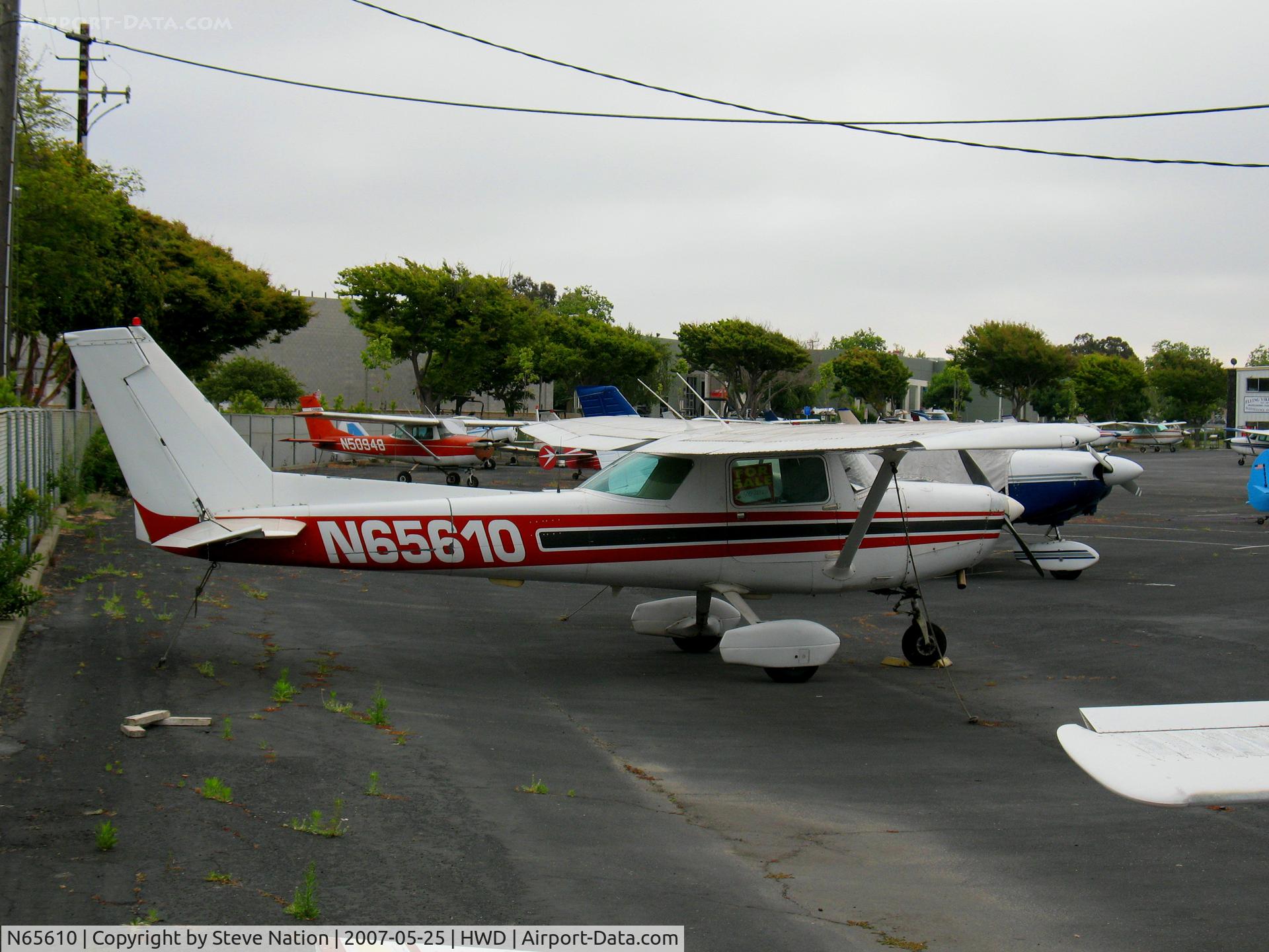 N65610, 1978 Cessna 152 C/N 15281649, 1978 Cessna 152 @ Hayward Air Terminal, CA