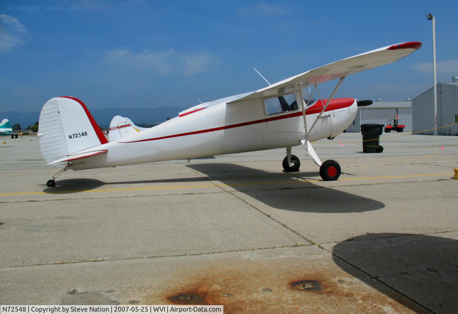 N72548, 1946 Cessna 120 C/N 9718, 1946 Cessna 120 @ Watsonville, CA airshow