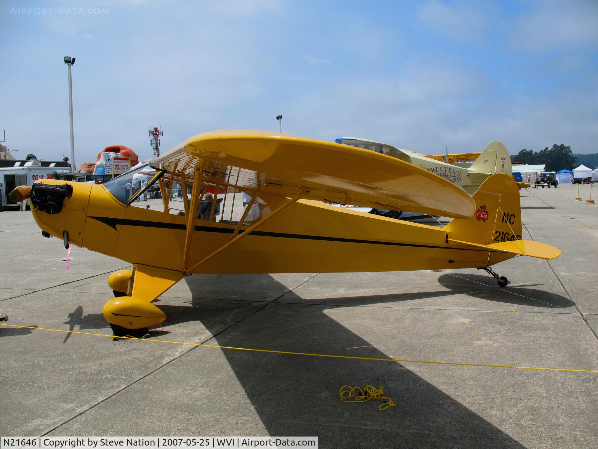 N21646, 1938 Piper J3C-50 C/N 2541, 1938 Piper J3C-50 painted as 