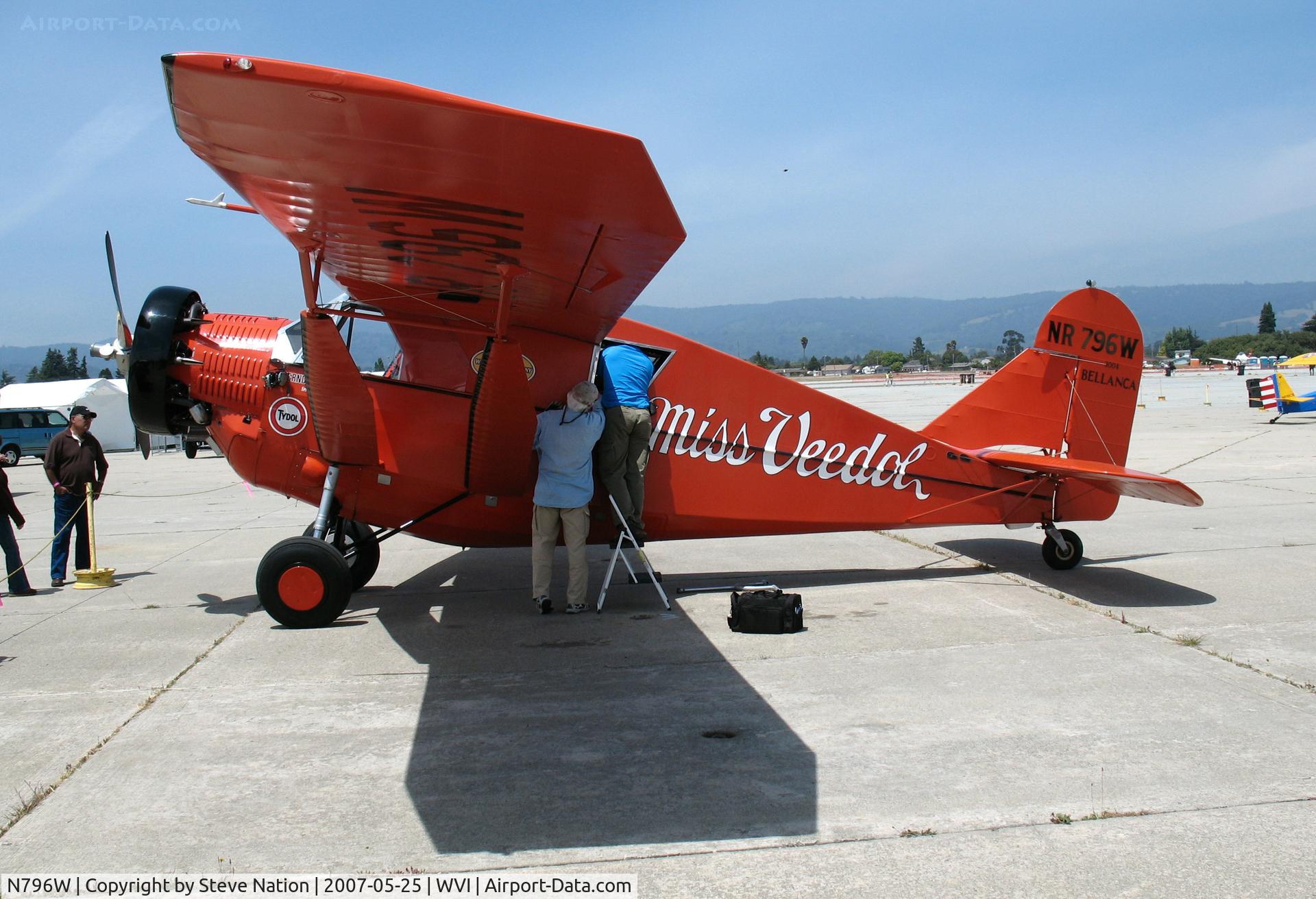 N796W, 2003 Bellanca CH-400 Skyrocket (replica) C/N 3004, 2003 Spirit Of Wenatchee BELLANCA CH 300 REPL as 
