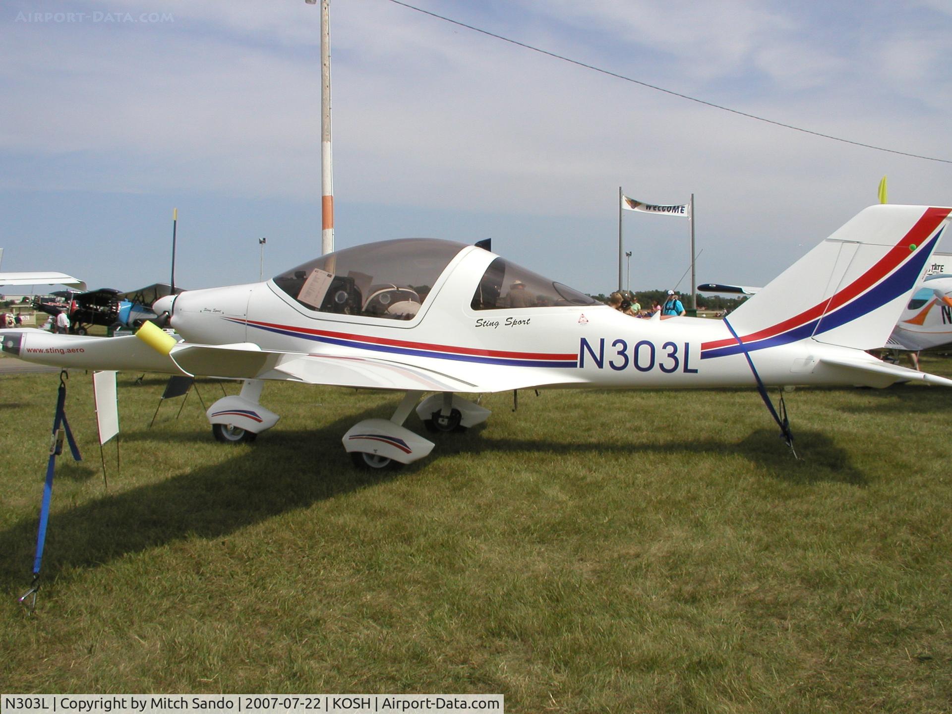 N303L, 2007 TL Ultralight TL-2000 Sting Sport C/N TLUSA160, EAA AirVenture 2007.
