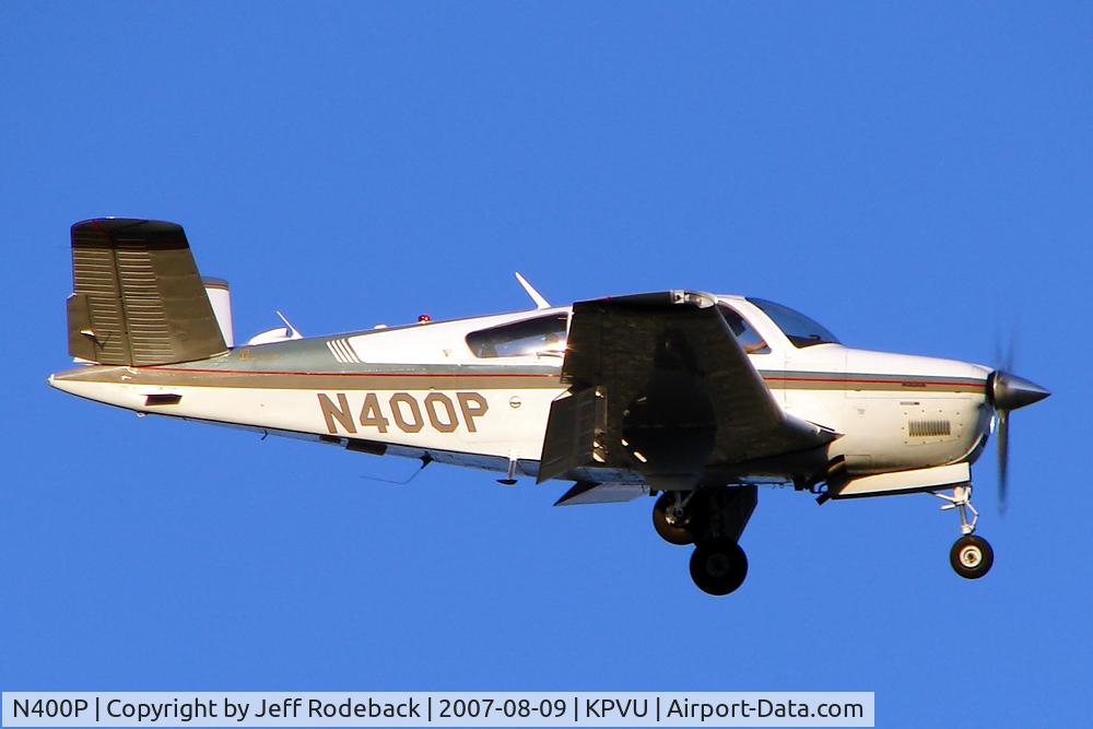 N400P, 1976 Beech V35B Bonanza C/N D-9933, Final for Runway 18 in Provo, Utah (KPVU)