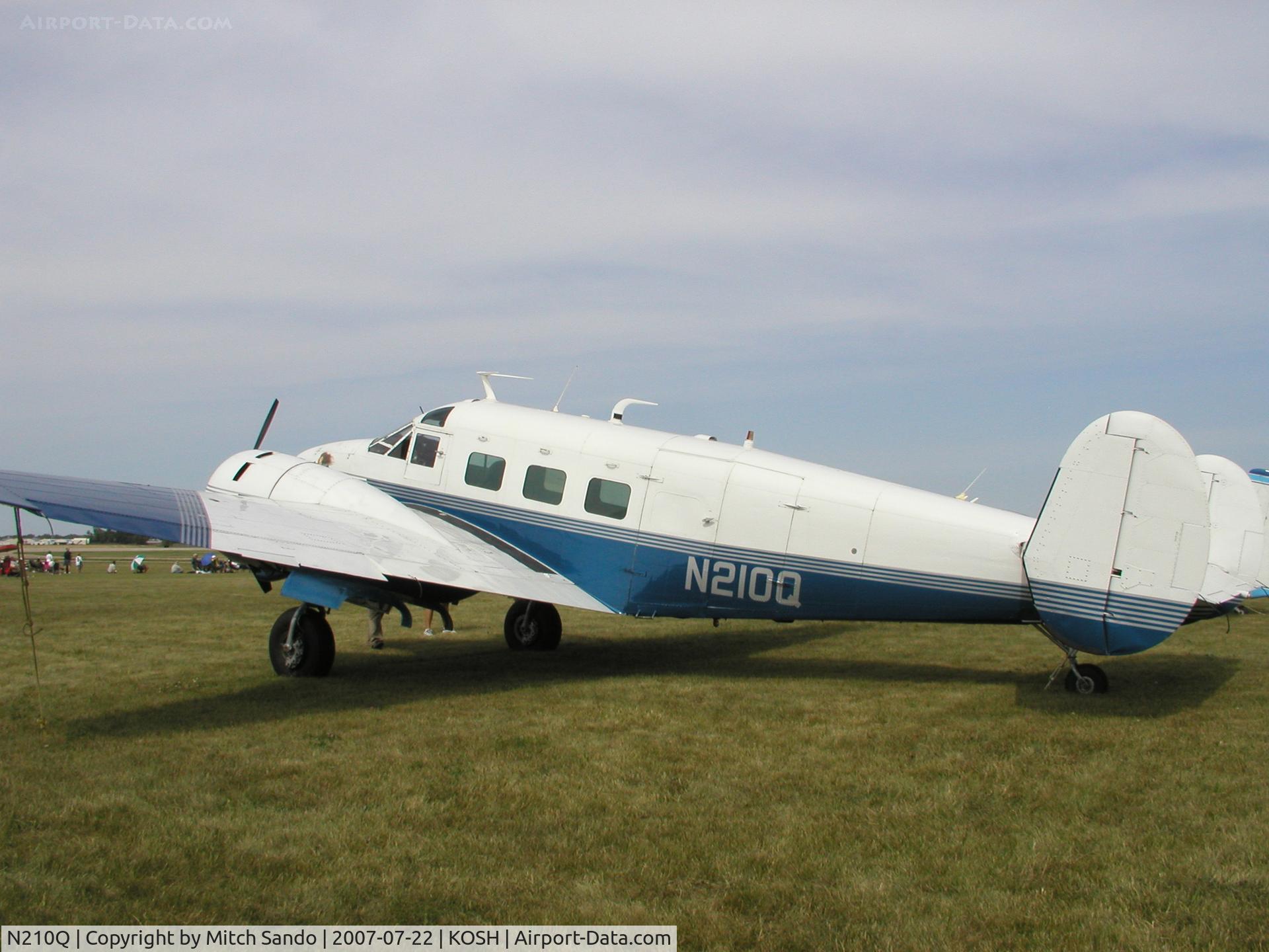 N210Q, 1957 Beech E18S-9700 C/N BA-291, EAA AirVenture 2007.