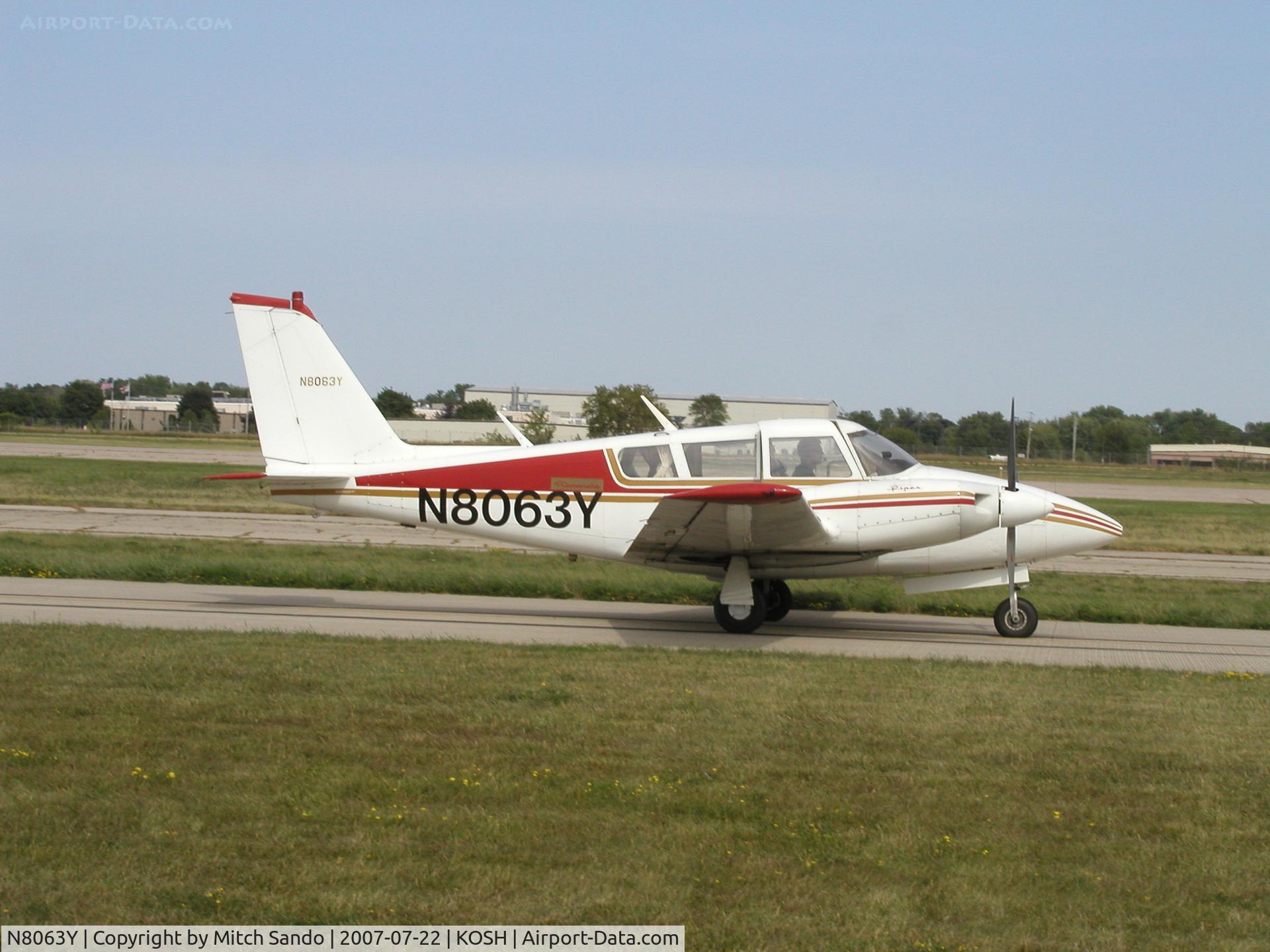 N8063Y, 1966 Piper PA-30 Twin Comanche C/N 30-1177, EAA AirVenture 2007.
