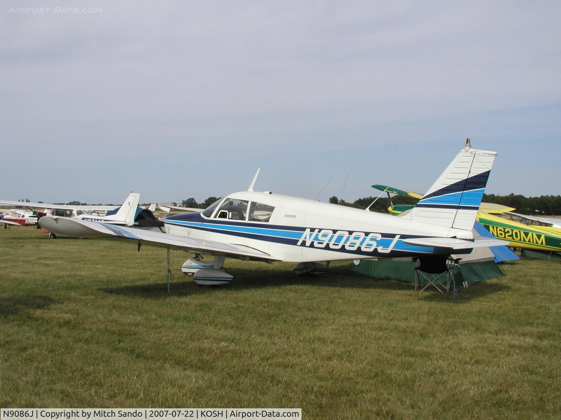 N9086J, 1966 Piper PA-28-180 Cherokee C/N 28-3123, EAA AirVenture 2007.