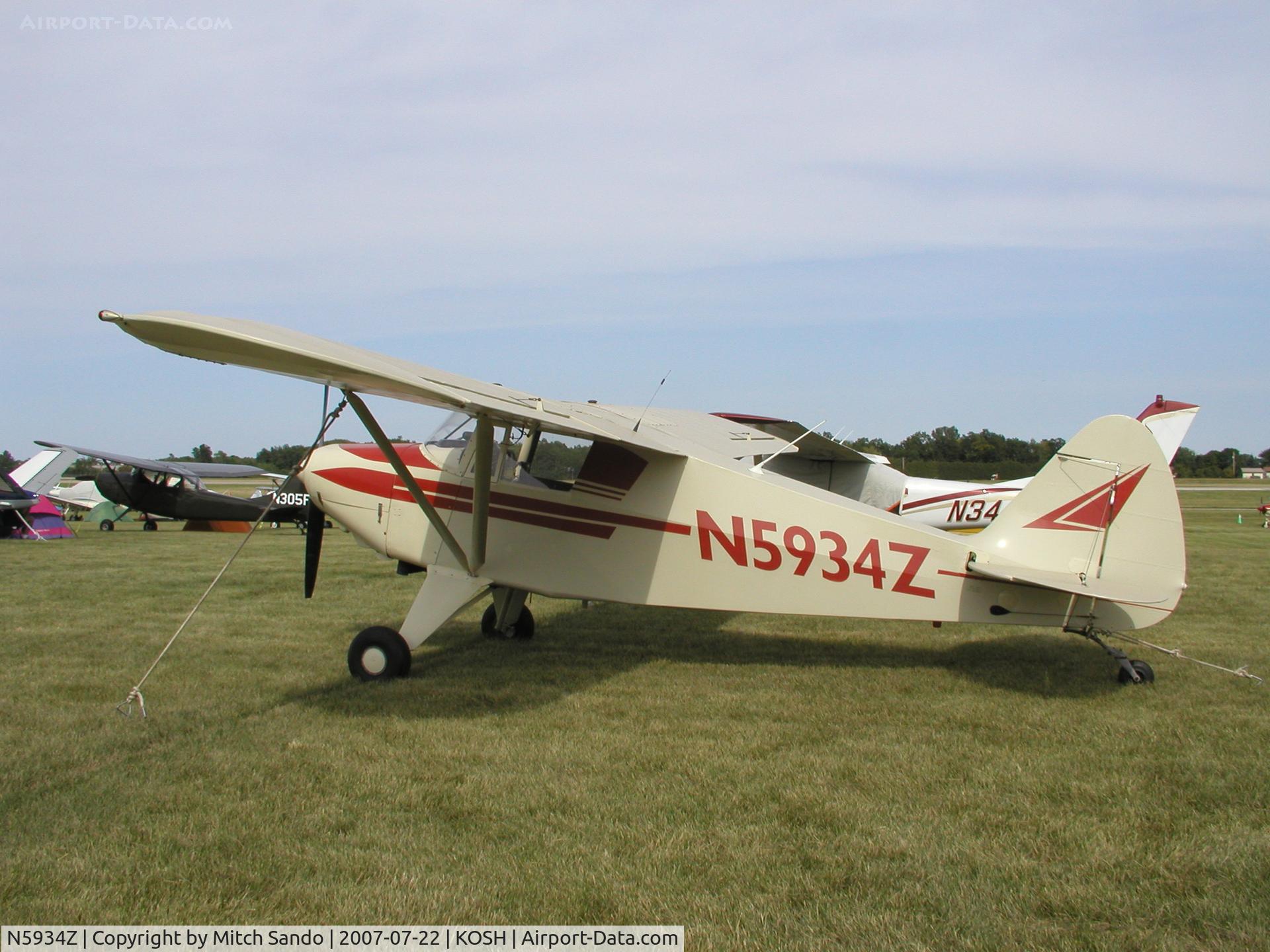 N5934Z, 1964 Piper PA-22-108 Colt C/N 22-9804, EAA AirVenture 2007.
