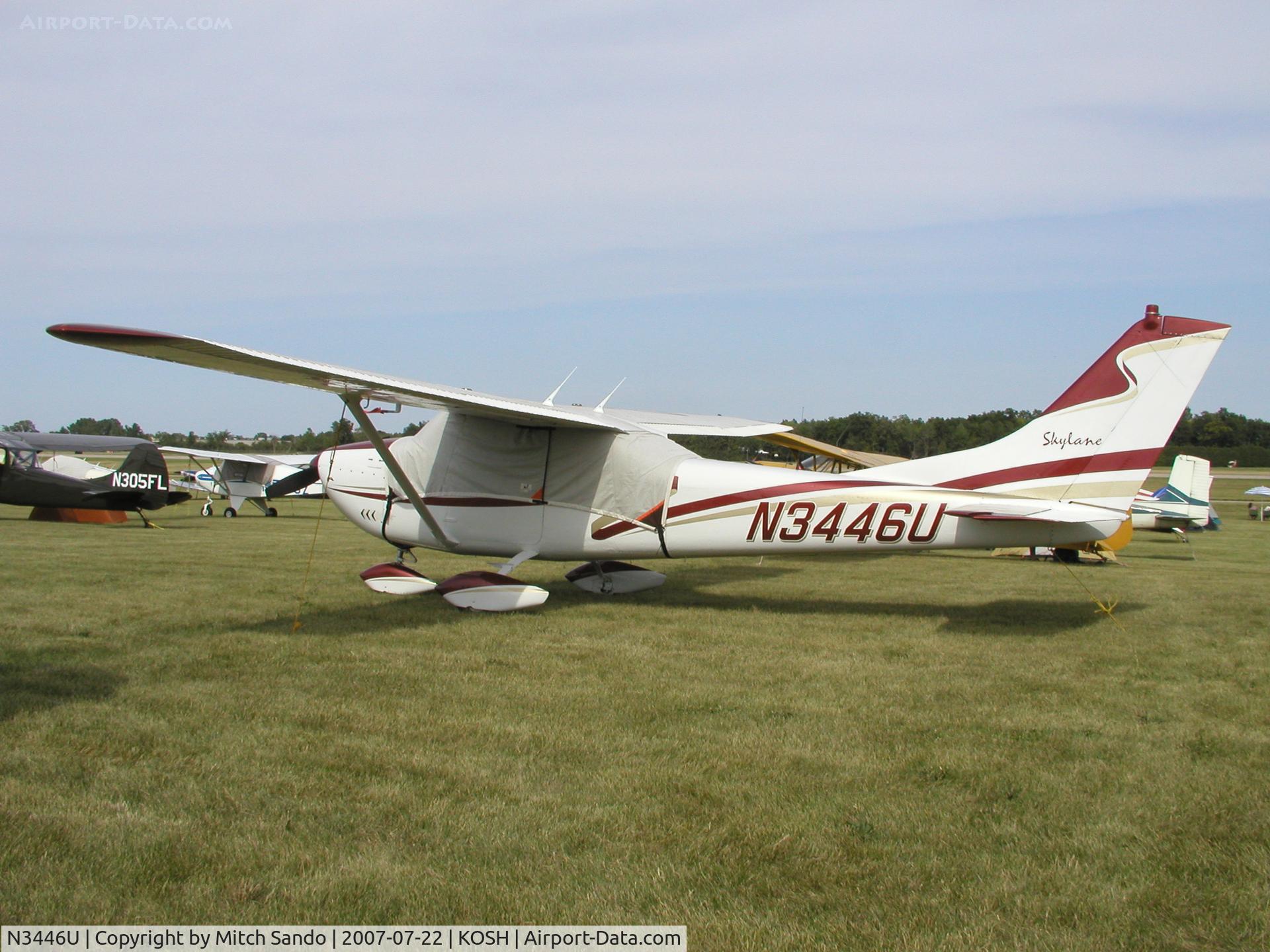 N3446U, 1963 Cessna 182F Skylane C/N 18254846, EAA AirVenture 2007.