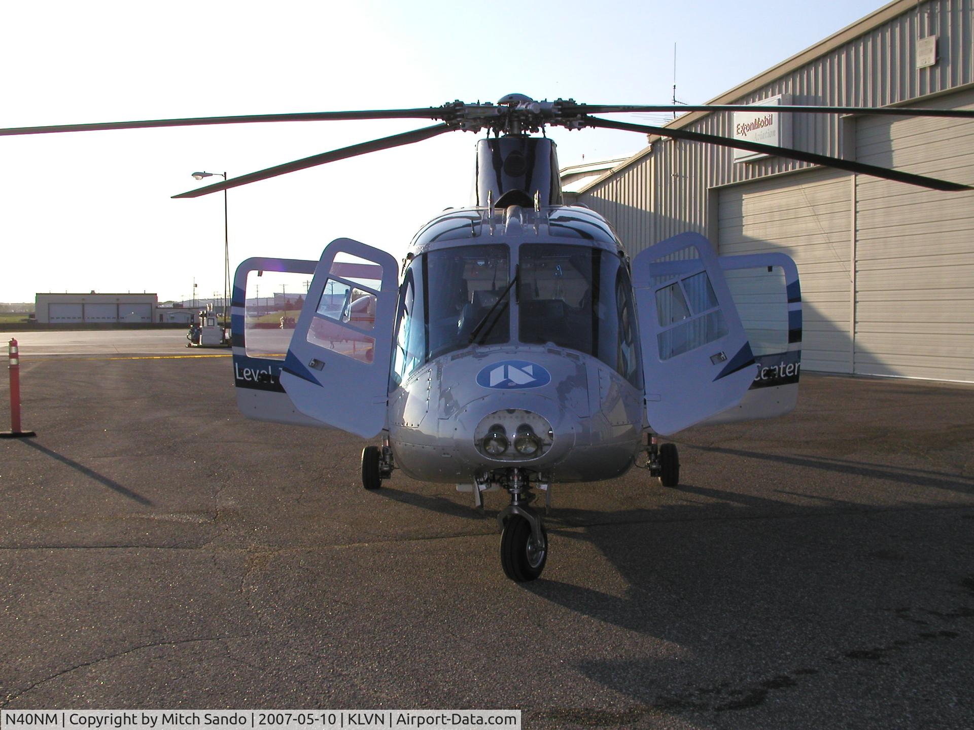 N40NM, 1987 Agusta A109A II C/N 7395, Air Care 1 as 40NM at Airlake.