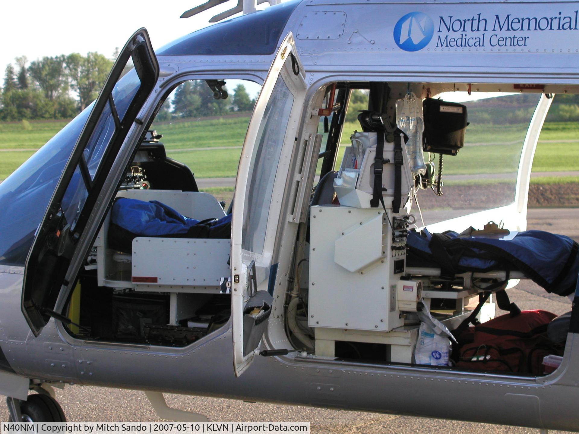 N40NM, 1987 Agusta A109A II C/N 7395, Air Care 1 as 40NM at Airlake.