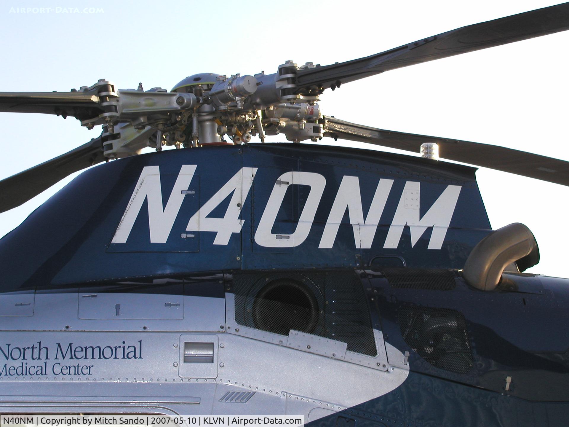N40NM, 1987 Agusta A109A II C/N 7395, Air Care 1 as 40NM at Airlake.