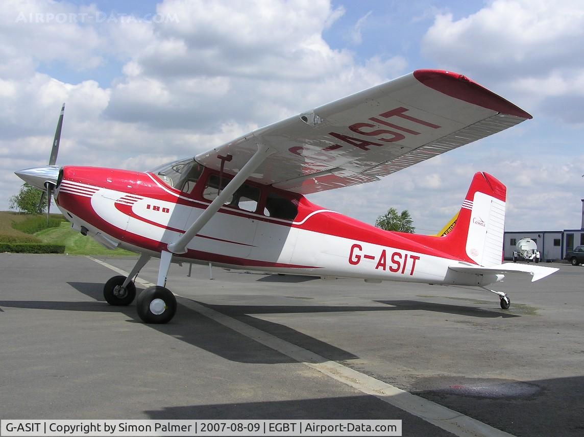 G-ASIT, 1956 Cessna 180 C/N 32567, Cessna 180 based at Turweston
