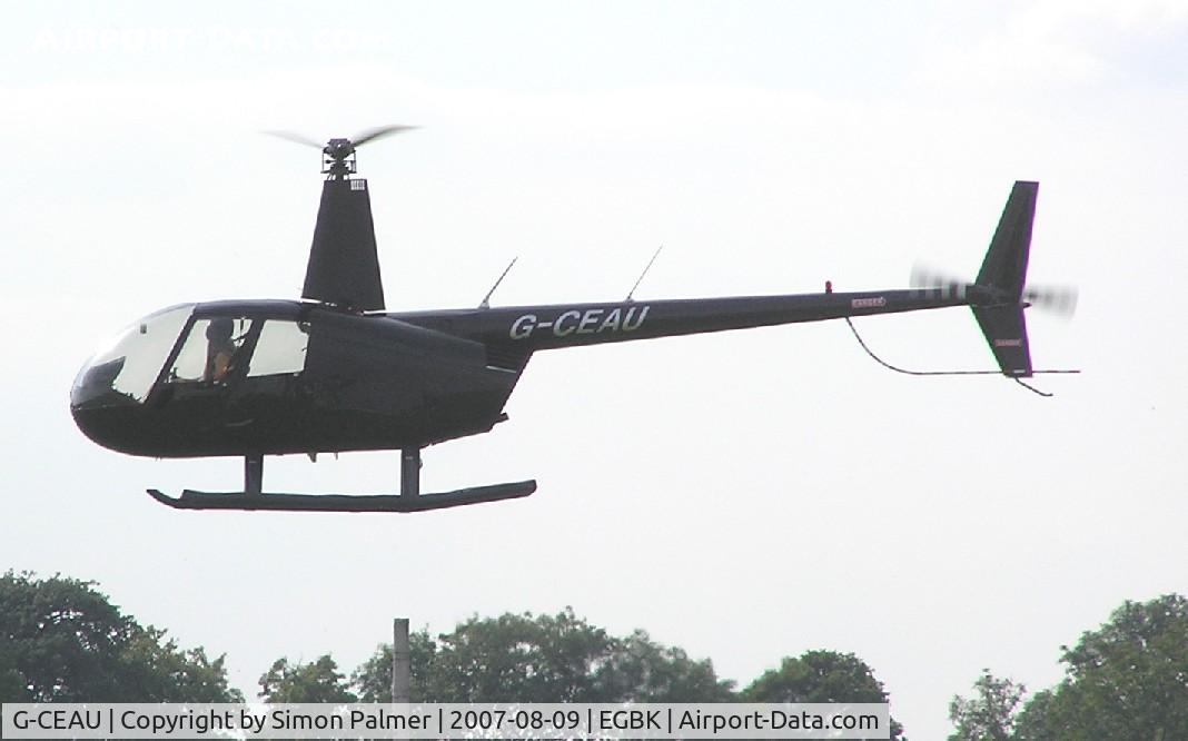 G-CEAU, 2006 Robinson R44 Raven II C/N 11311, R44 at Sywell
