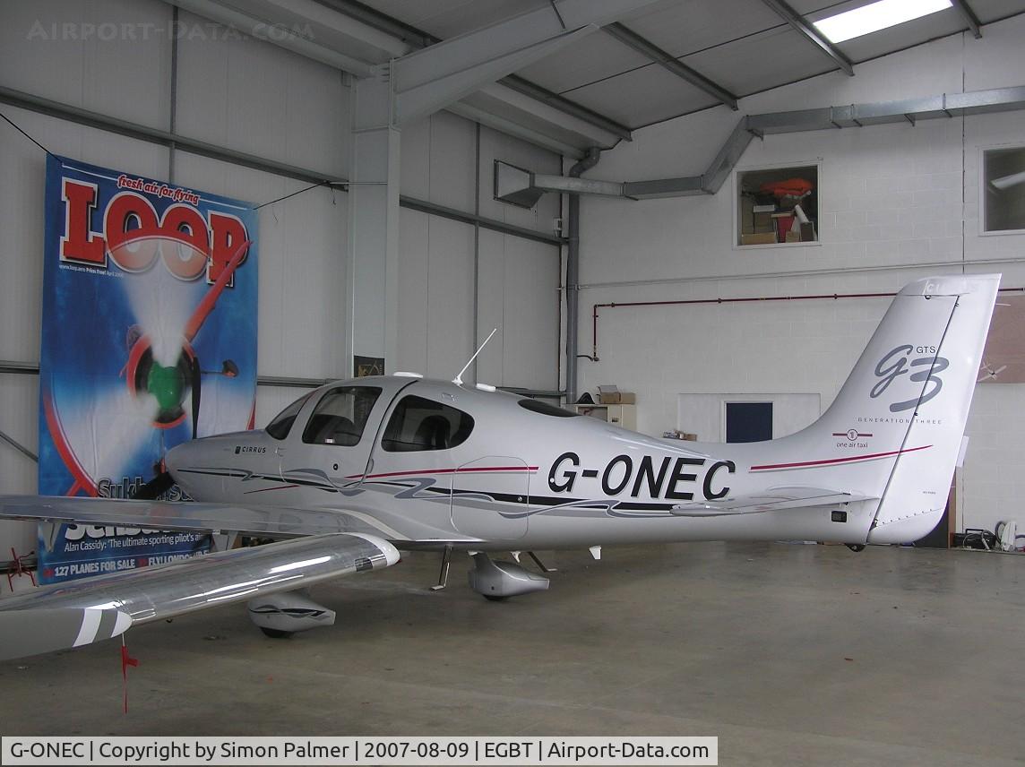 G-ONEC, 2007 Cirrus SR22 G3 GTS C/N 2488, New Cirrus SR22 at Turweston