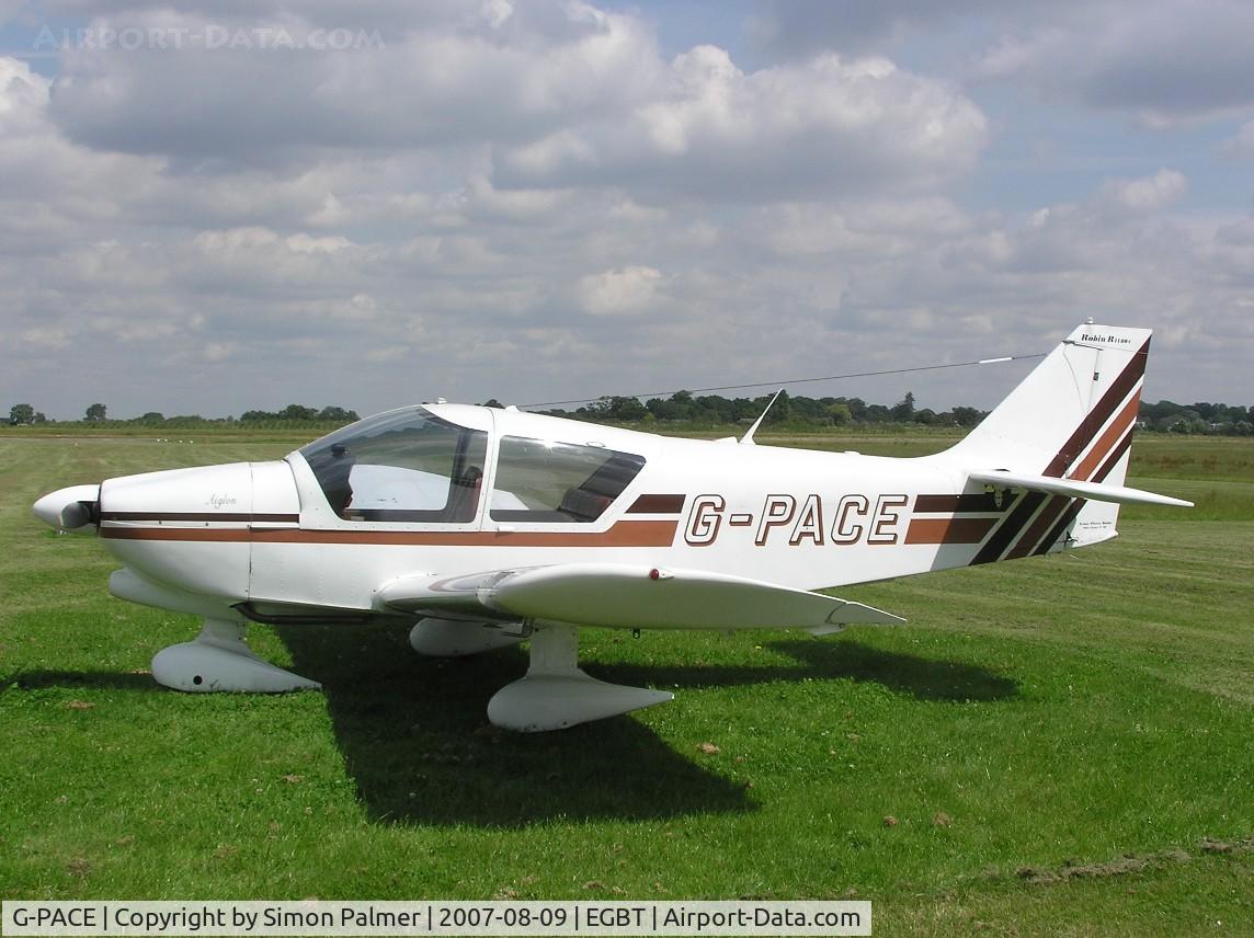 G-PACE, 1978 Robin R-1180T Aiglon C/N 218, R1180 Aiglon parked at Turweston