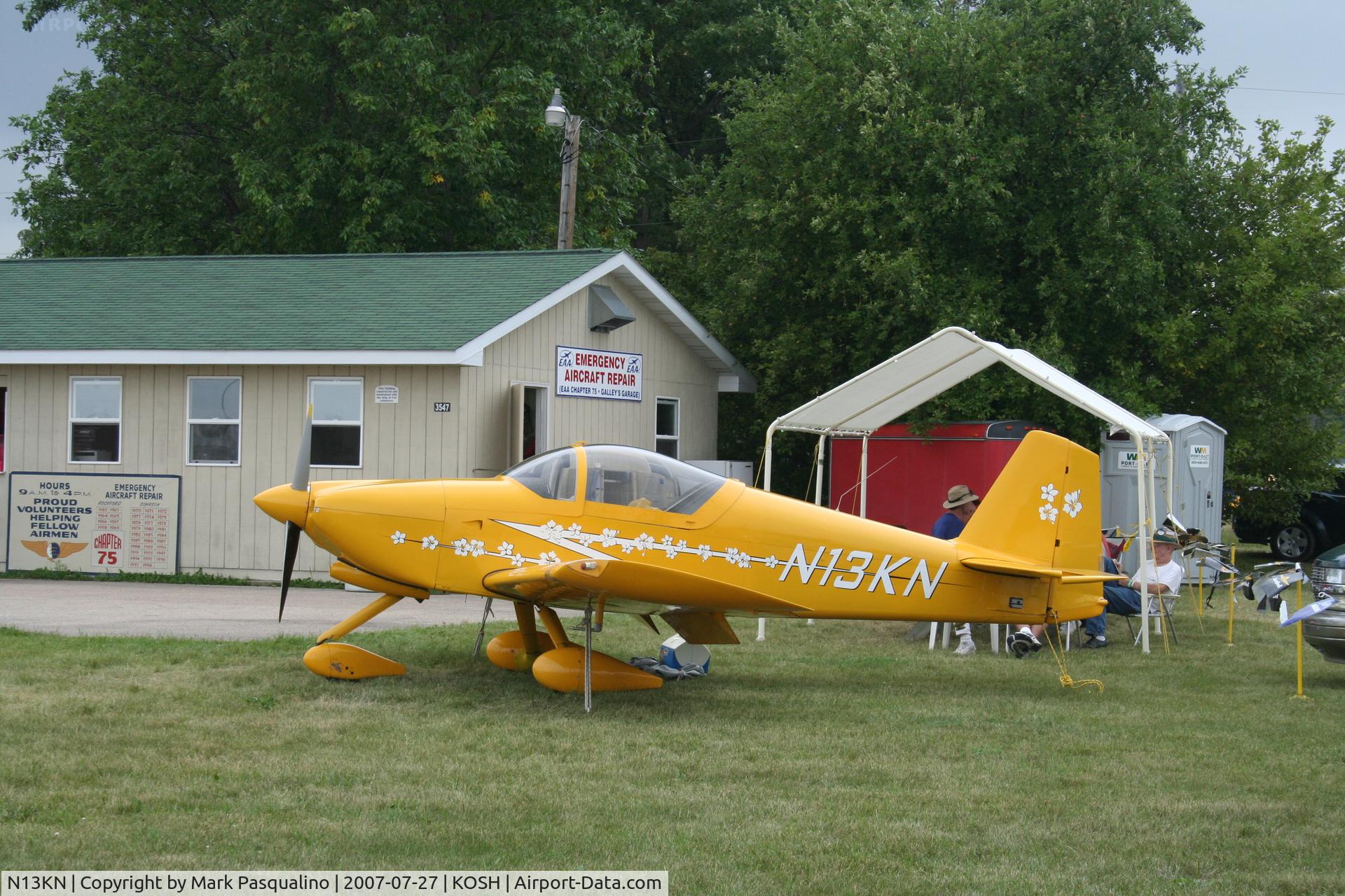 N13KN, 2002 Vans RV-6A C/N 20881, RV-6A