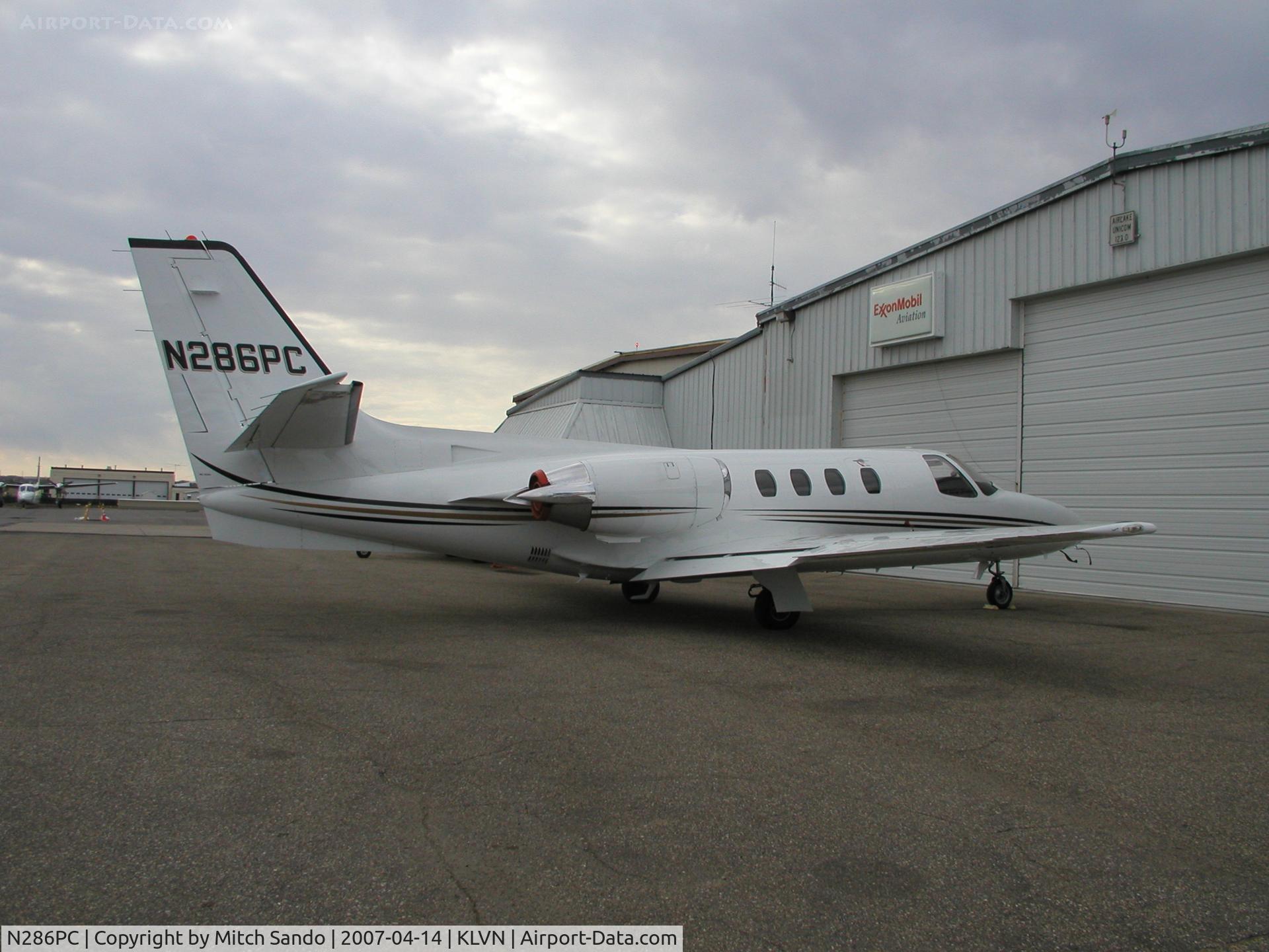 N286PC, Cessna 501 Citation I/SP C/N 501-0164, The Aircraft Resource Center's new Citation 501.