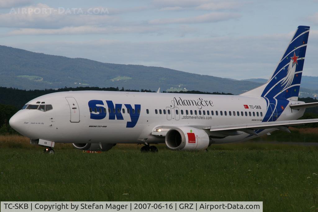 TC-SKB, 1992 Boeing 737-430 C/N 27004, Sky B.737-400
