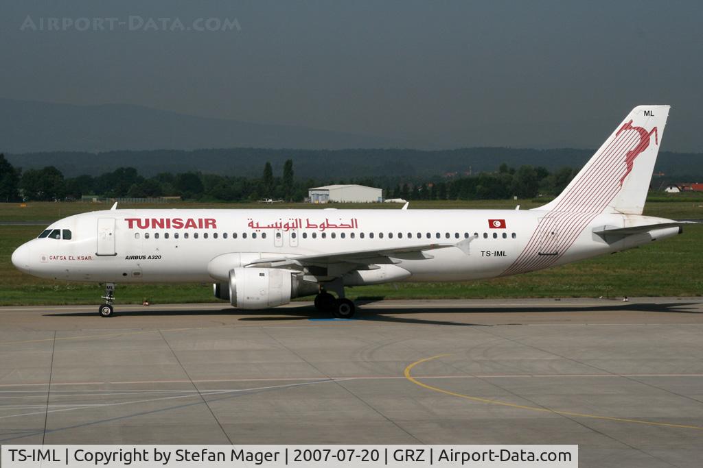 TS-IML, 1999 Airbus A320-211 C/N 0958, Tunis Air arrived from TUN