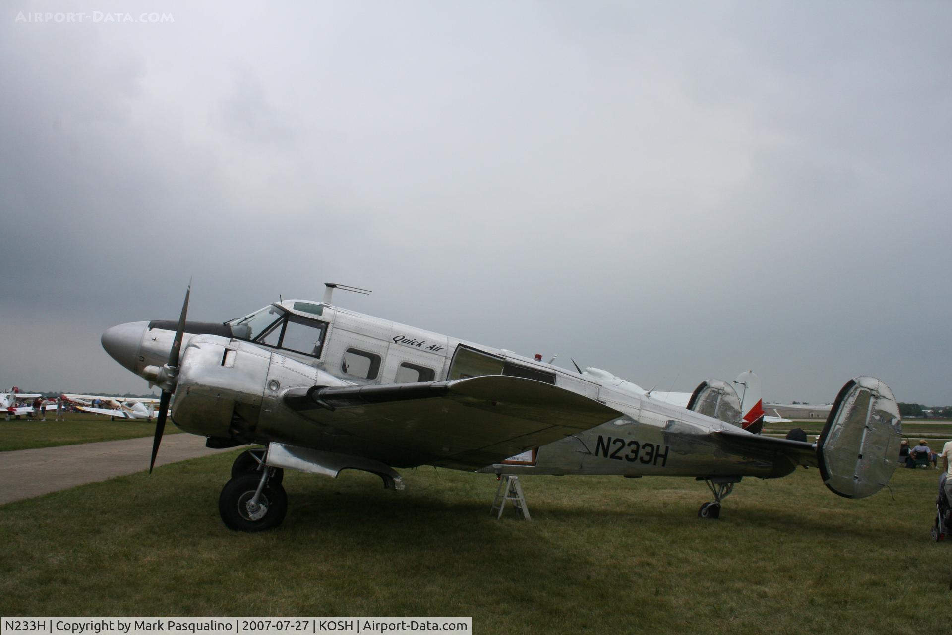 N233H, 1959 Beech G18S C/N BA-481, Beech G18S