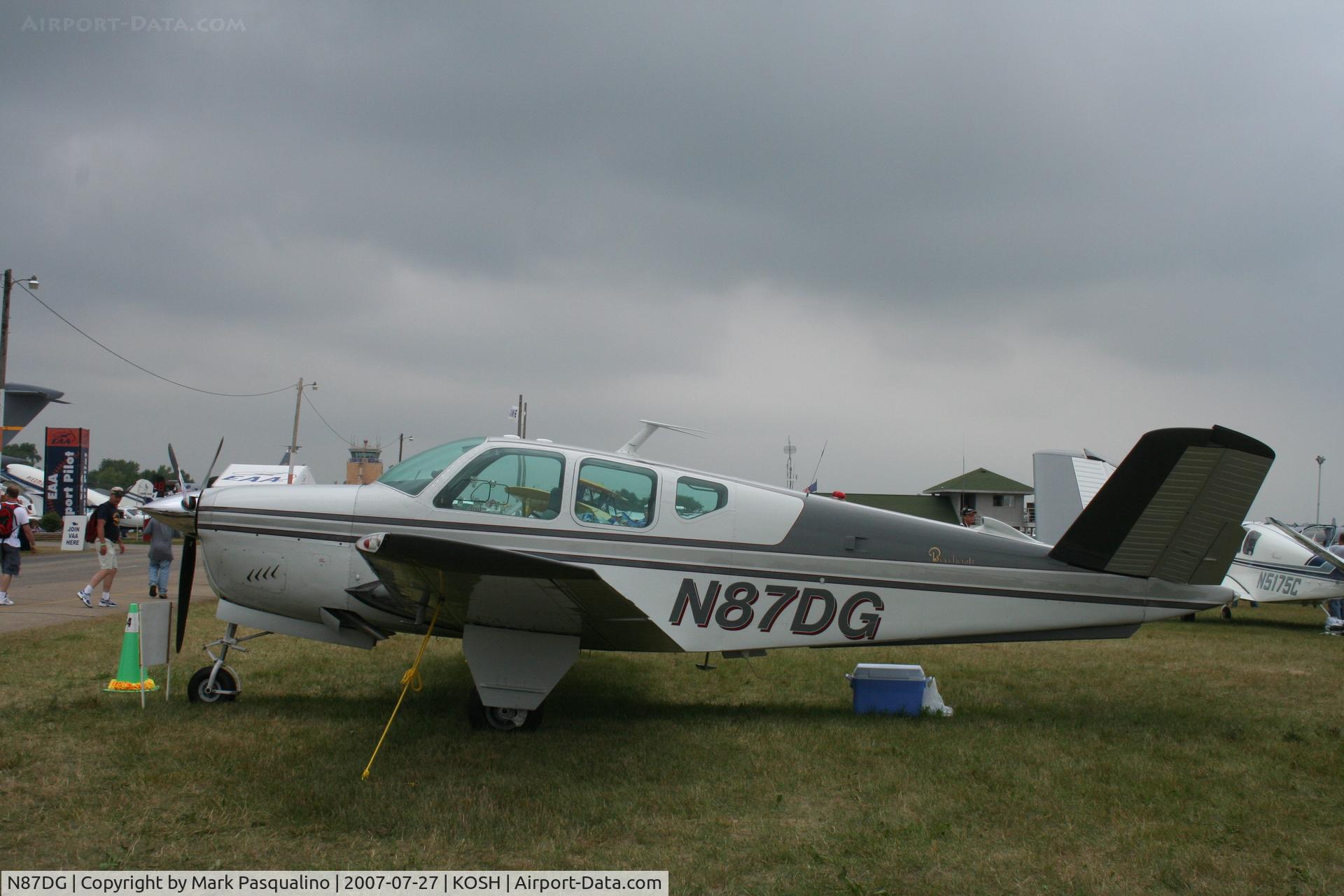 N87DG, 1959 Beech K35 Bonanza C/N D-5794, Beech K35