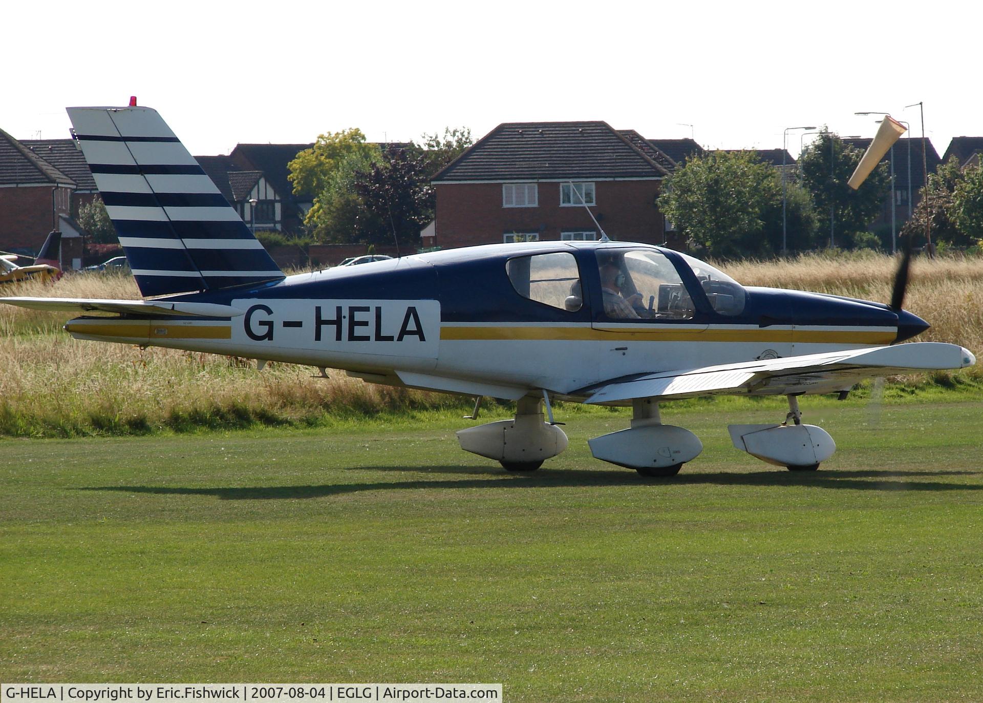 G-HELA, 1980 Socata TB-10 Tobago C/N 135, 2. G-HELA at Panshanger