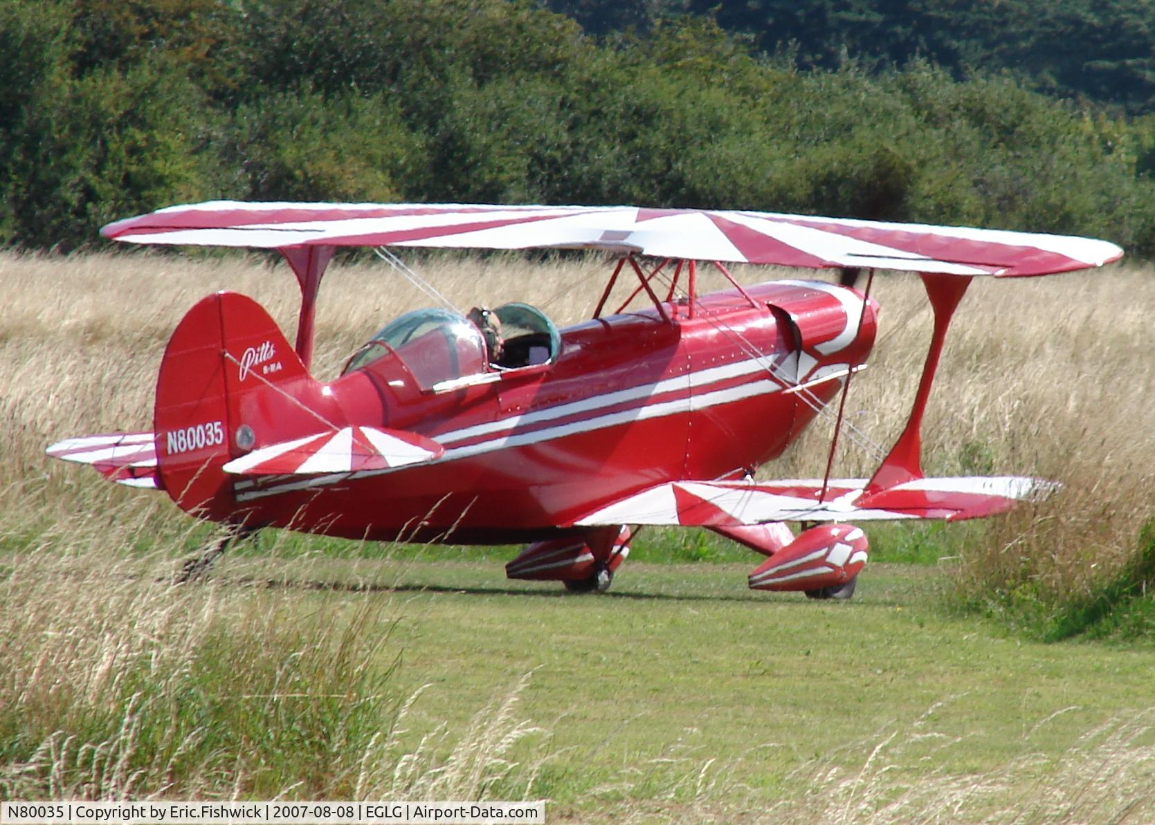 N80035, 1974 Aerotek Pitts S-2A Special C/N 2070, 2. N80035 at Panshanger