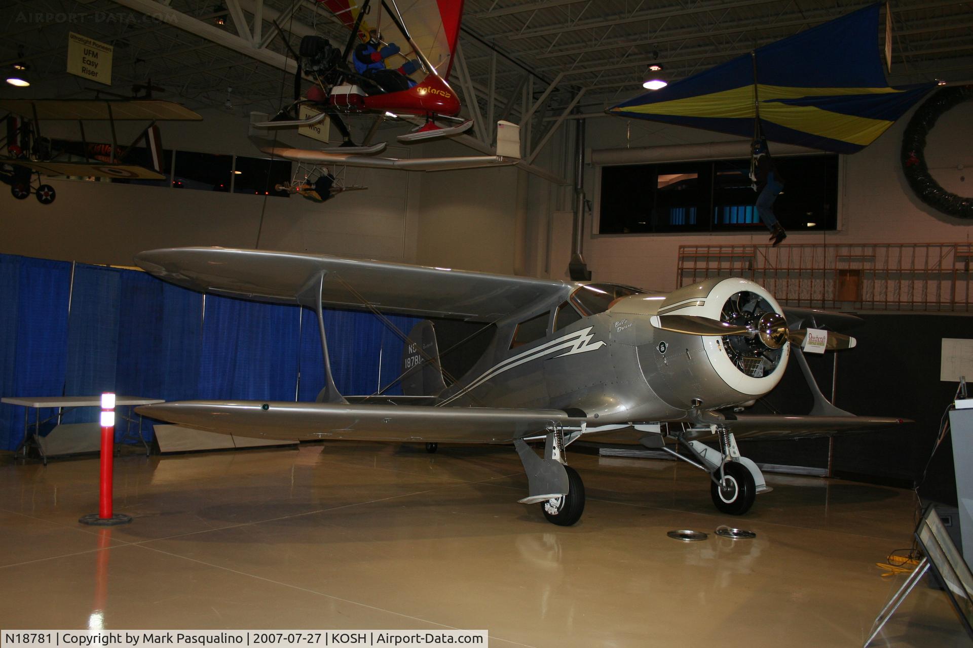 N18781, 1938 Beech F17D Staggerwing C/N 204, Beech F17D