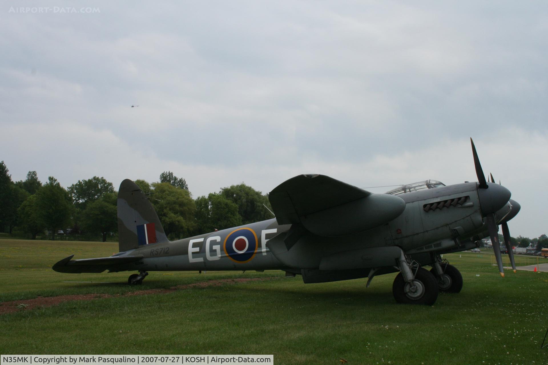 N35MK, 1946 De Havilland DH-98 Mosquito TT.35 C/N RS-712, De Havilland MK-35