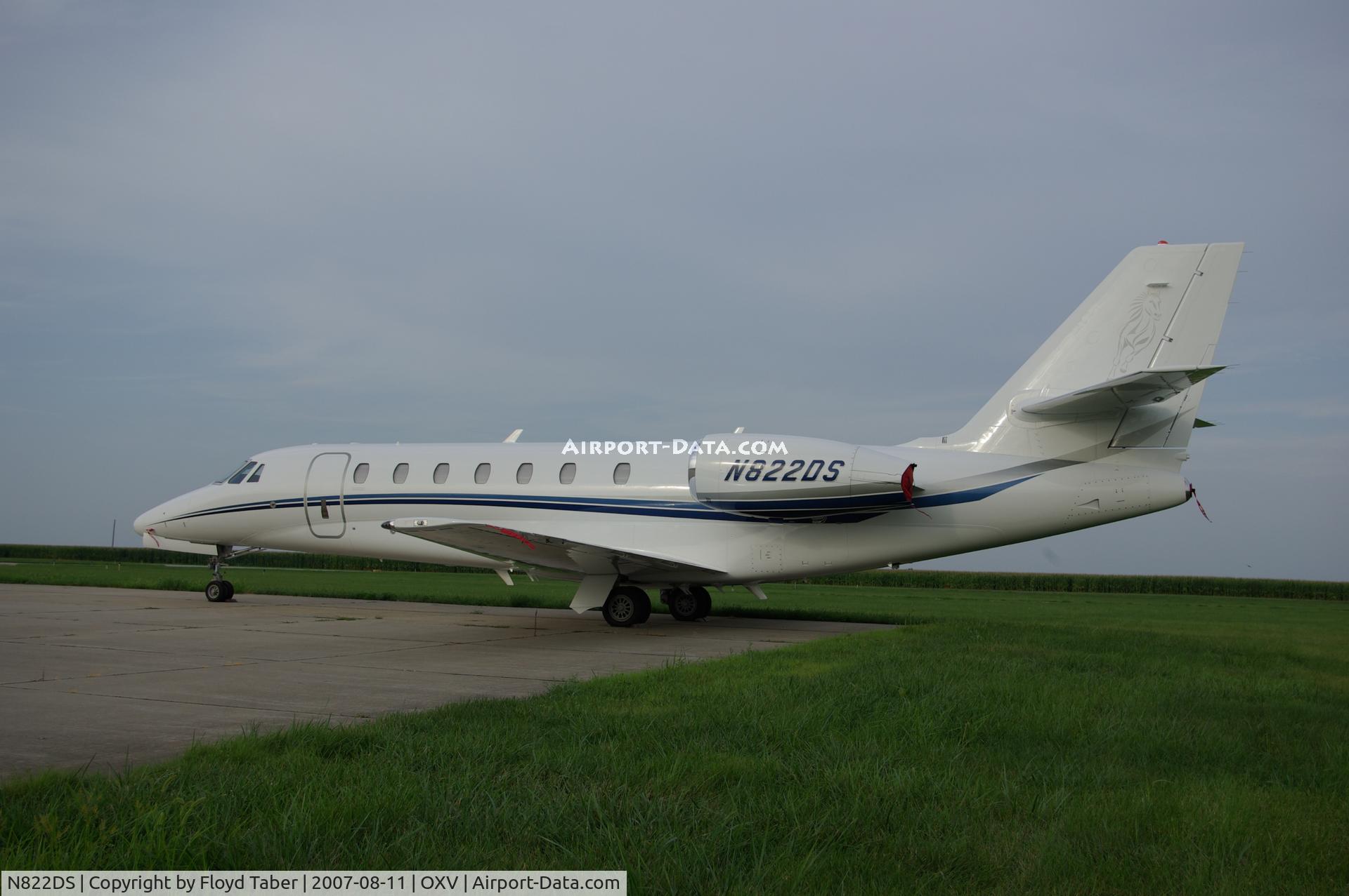 N822DS, 2007 Cessna 680 Citation Sovereign C/N 680-0121, In for the Knoxville Nationals