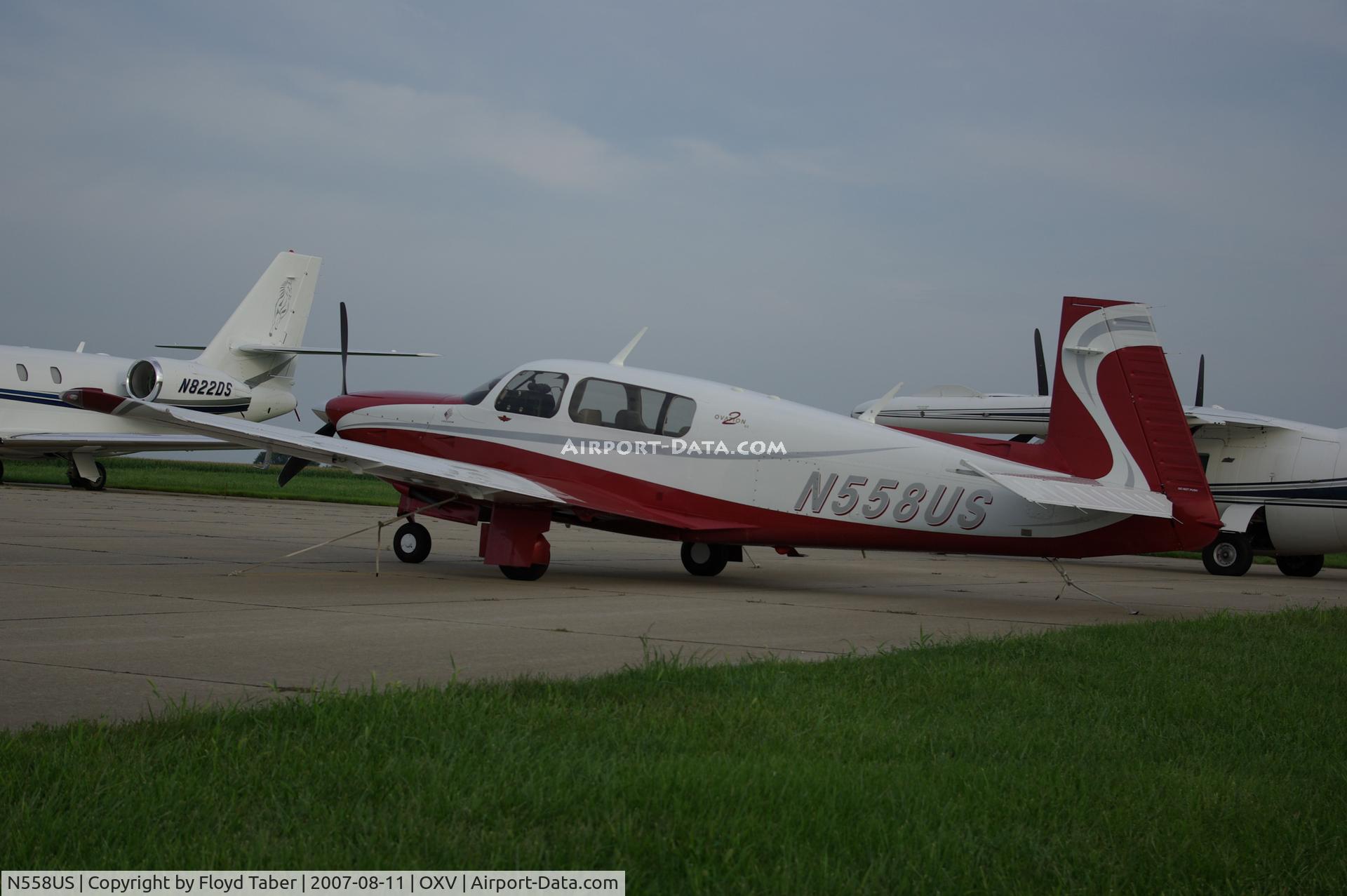 N558US, 2005 Mooney M20R Ovation C/N 290358, In for the Knoxville Nationals