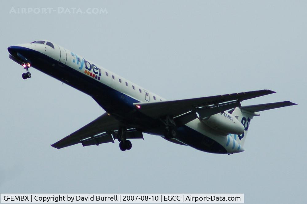 G-EMBX, 2002 Embraer EMB-145EU (ERJ-145EU) C/N 145573, Flybe - Landing