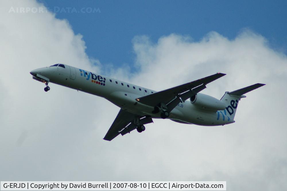 G-ERJD, 2000 Embraer EMB-145EP (ERJ-145EP) C/N 145290, Flybe - Landing