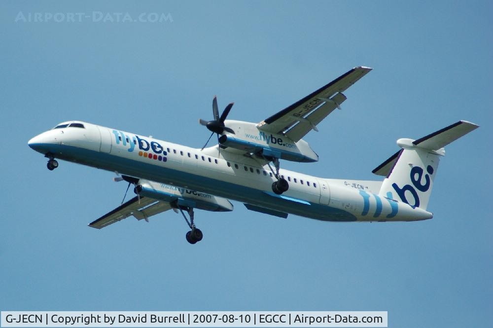 G-JECN, 2005 De Havilland Canada DHC-8-402Q Dash 8 C/N 4120, Flybe - Landing