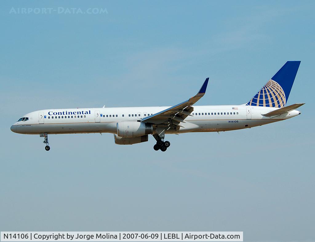 N14106, 1994 Boeing 757-224 C/N 27296, 