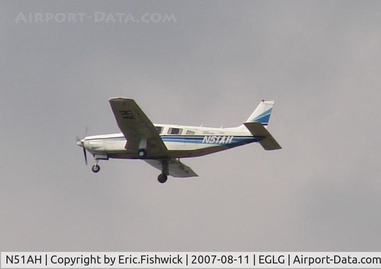N51AH, 1984 Piper PA-32R-301 C/N 32R-8413017, 4. N51AH overflying house