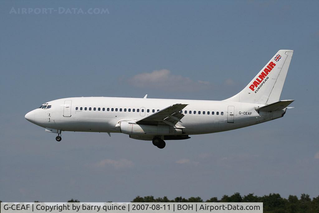 G-CEAF, 1974 Boeing 737-229 C/N 20910, PALMAIR