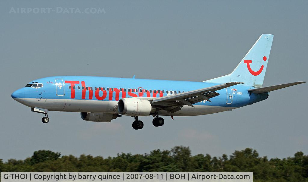 G-THOI, 1998 Boeing 737-36Q C/N 29327, THOMSONFLY 737