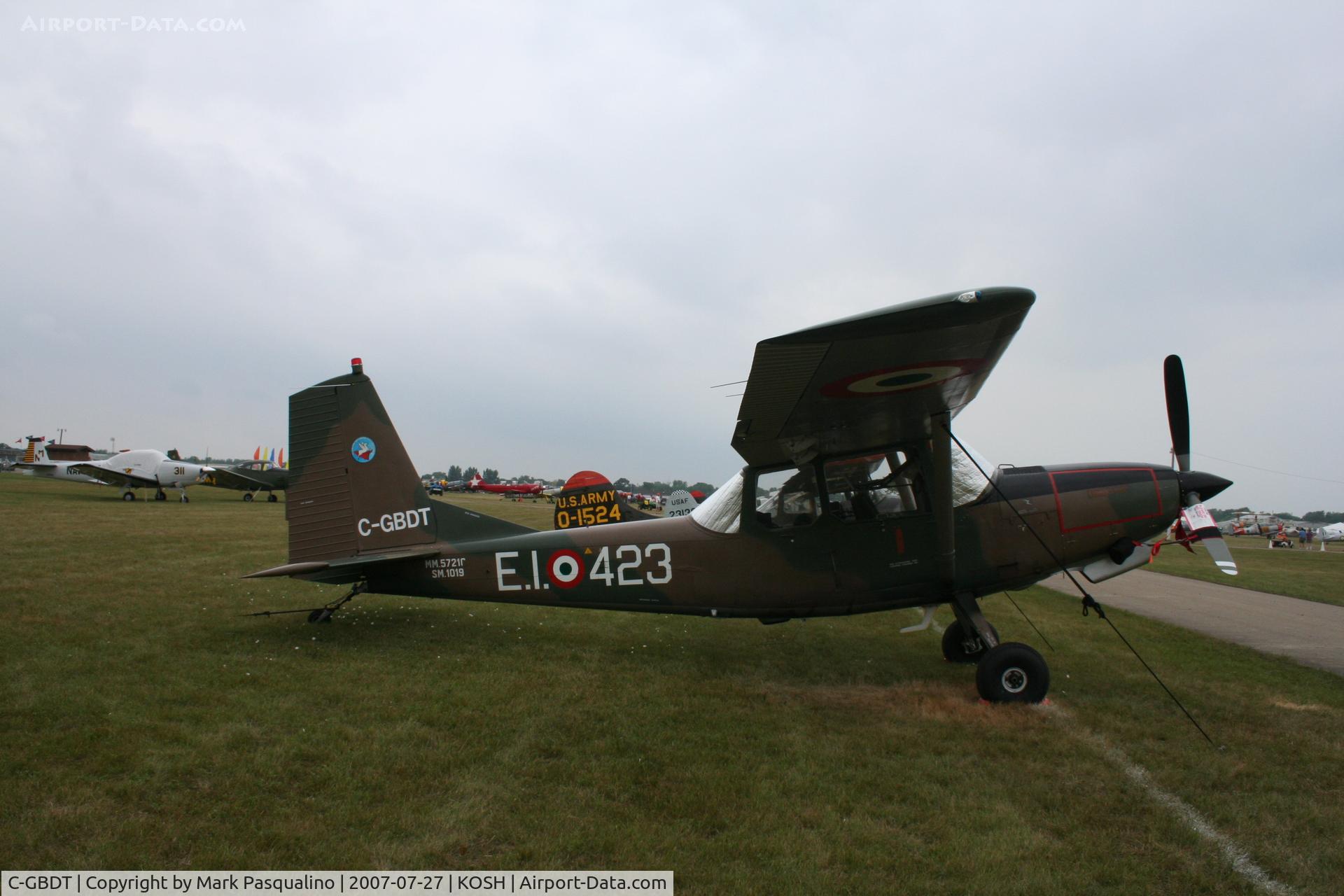 C-GBDT, 1976 SIAI-Marchetti SM-1019E C/N 1-024, SM1019