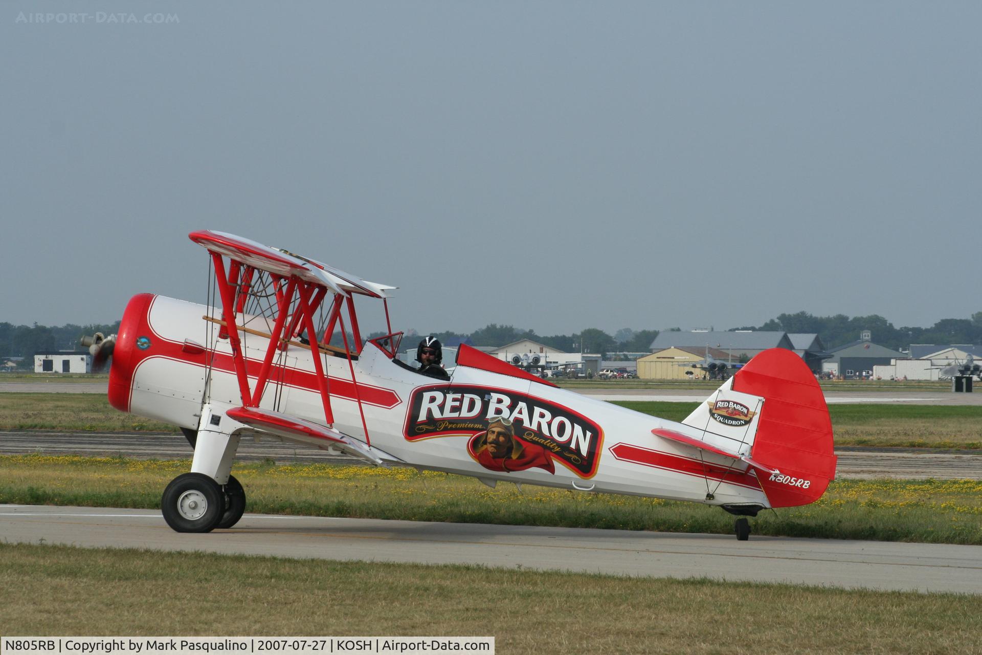 N805RB, 1941 Boeing PT-17/R985 Kaydet (A75N1) C/N 75-2729, Stearman
