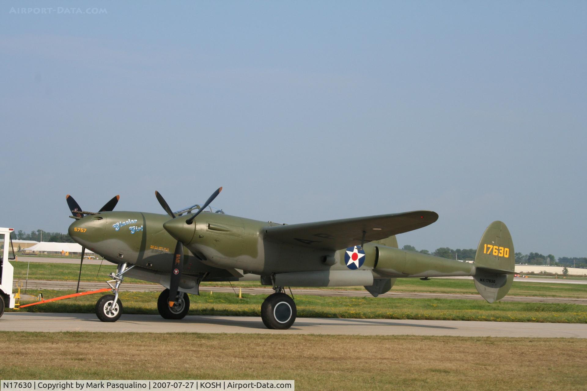 N17630, 1941 Lockheed P-38F C/N 41-7630 (222-5757), Lockheed P-38F