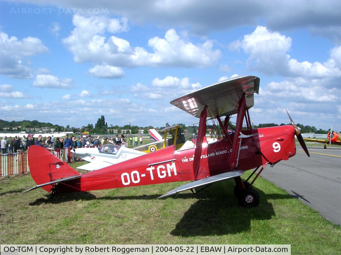 OO-TGM, 1935 De Havilland DH-82A Tiger Moth II C/N 3318, 14 th Antwerp Stampe Fly In.