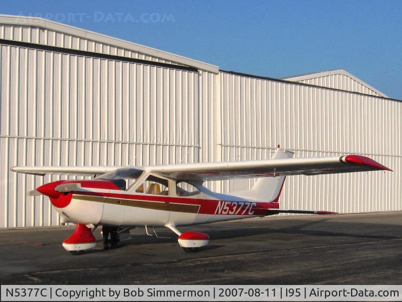 N5377C, Cessna 177B Cardinal C/N 17702623, Getting vacuumed out at Hardin County, OH.