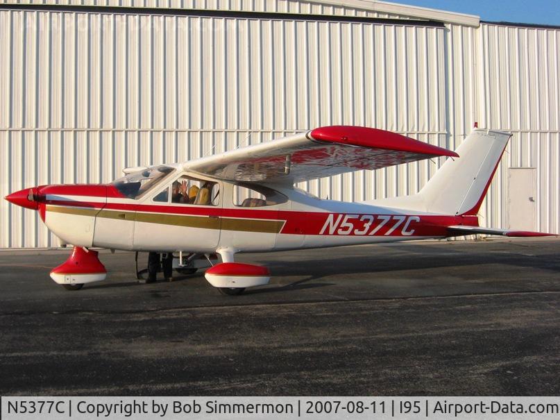 N5377C, Cessna 177B Cardinal C/N 17702623, On the ramp at Hardin County, OH.