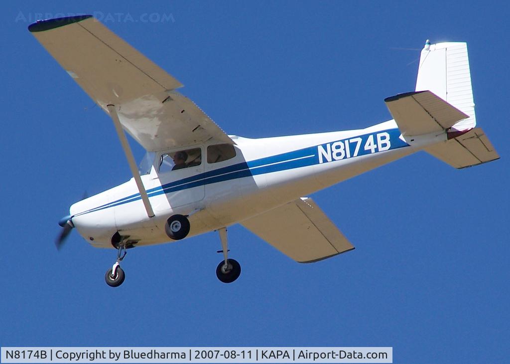 N8174B, 1957 Cessna 172 C/N 29974, Landing 17L