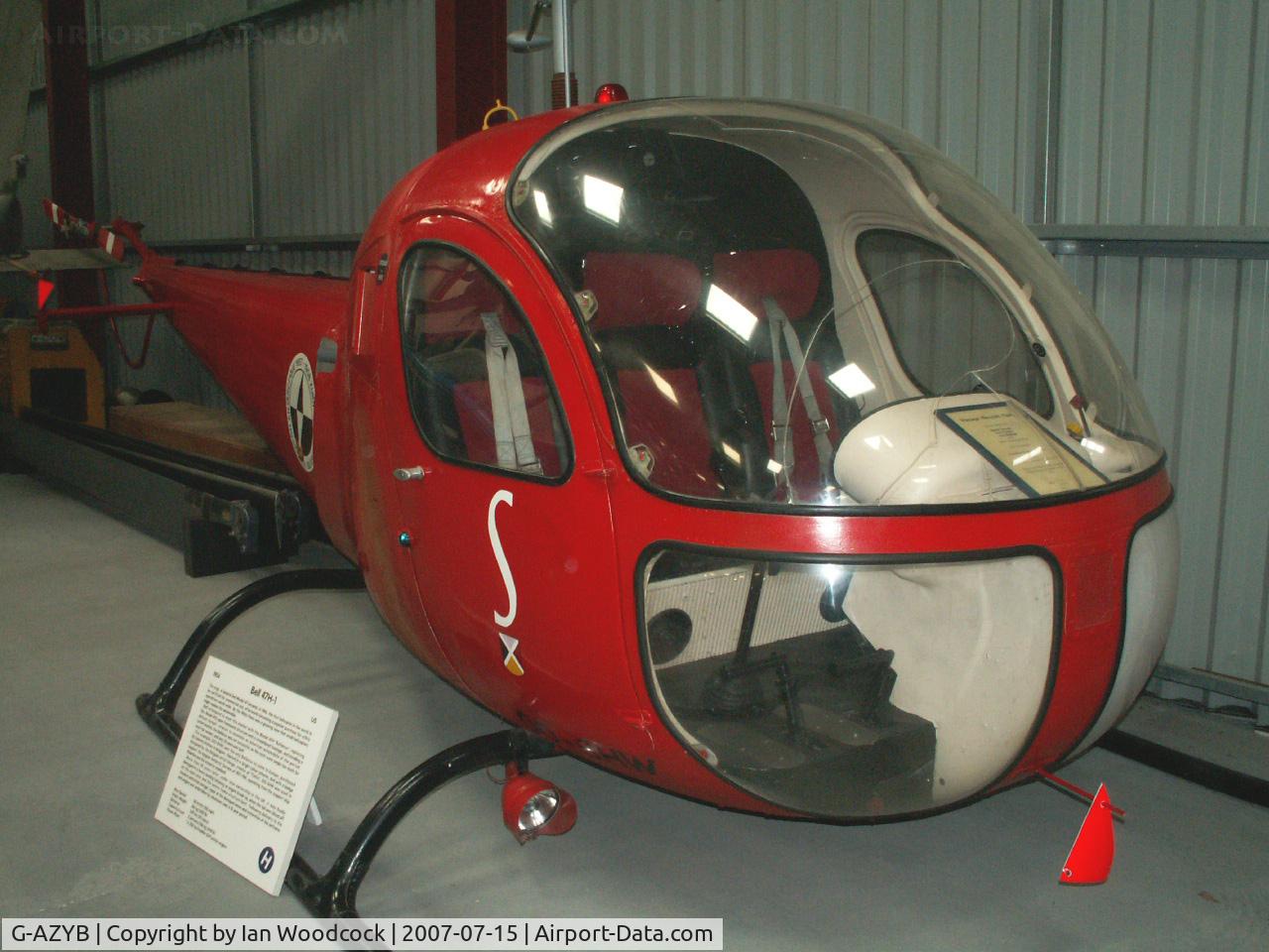 G-AZYB, 1956 Bell 47H-1 C/N 1538, Bell 47H.1/IHM Weston-Super Mare (carries OO-SHW)