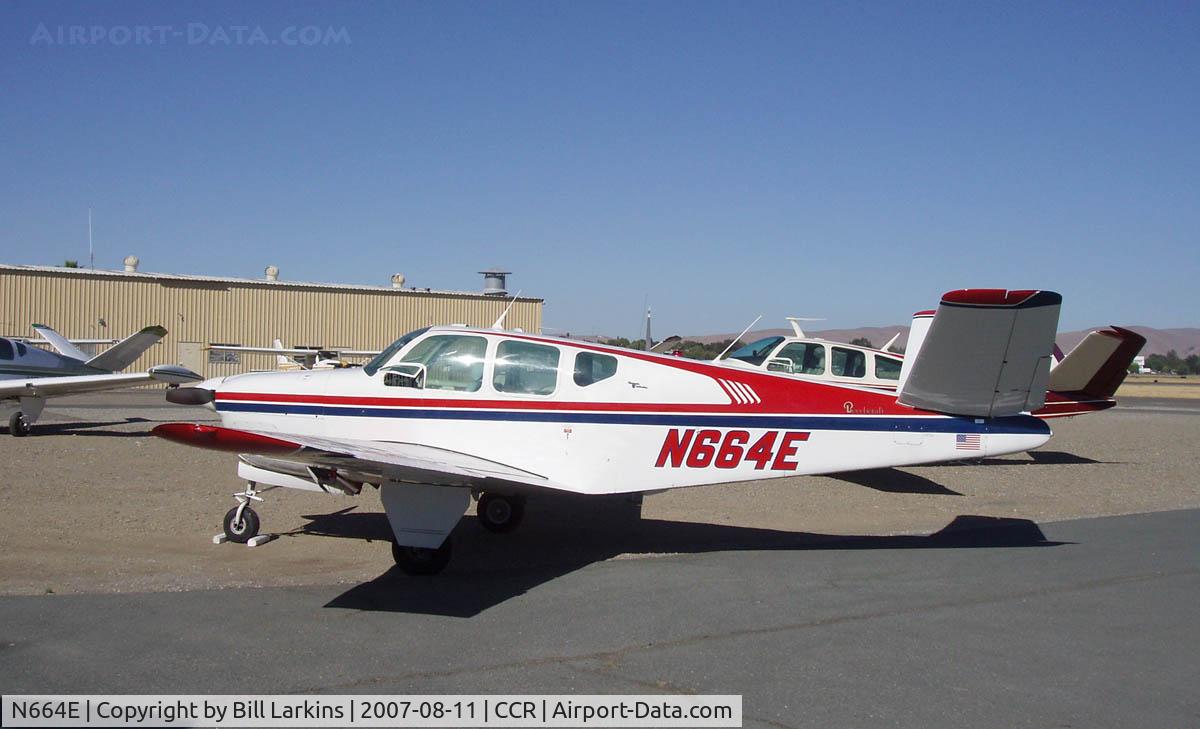 N664E, 1951 Beech C35 Bonanza C/N D-2934, Bonanza C35