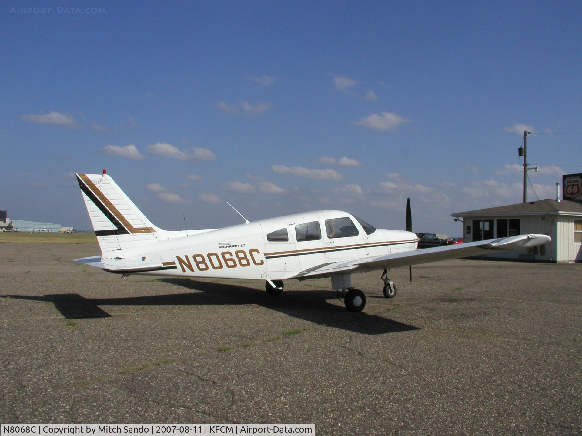 N8068C, 1981 Piper PA-28-161 C/N 28-8216099, Parked at the Thunderbird Ramp at Flying Cloud.