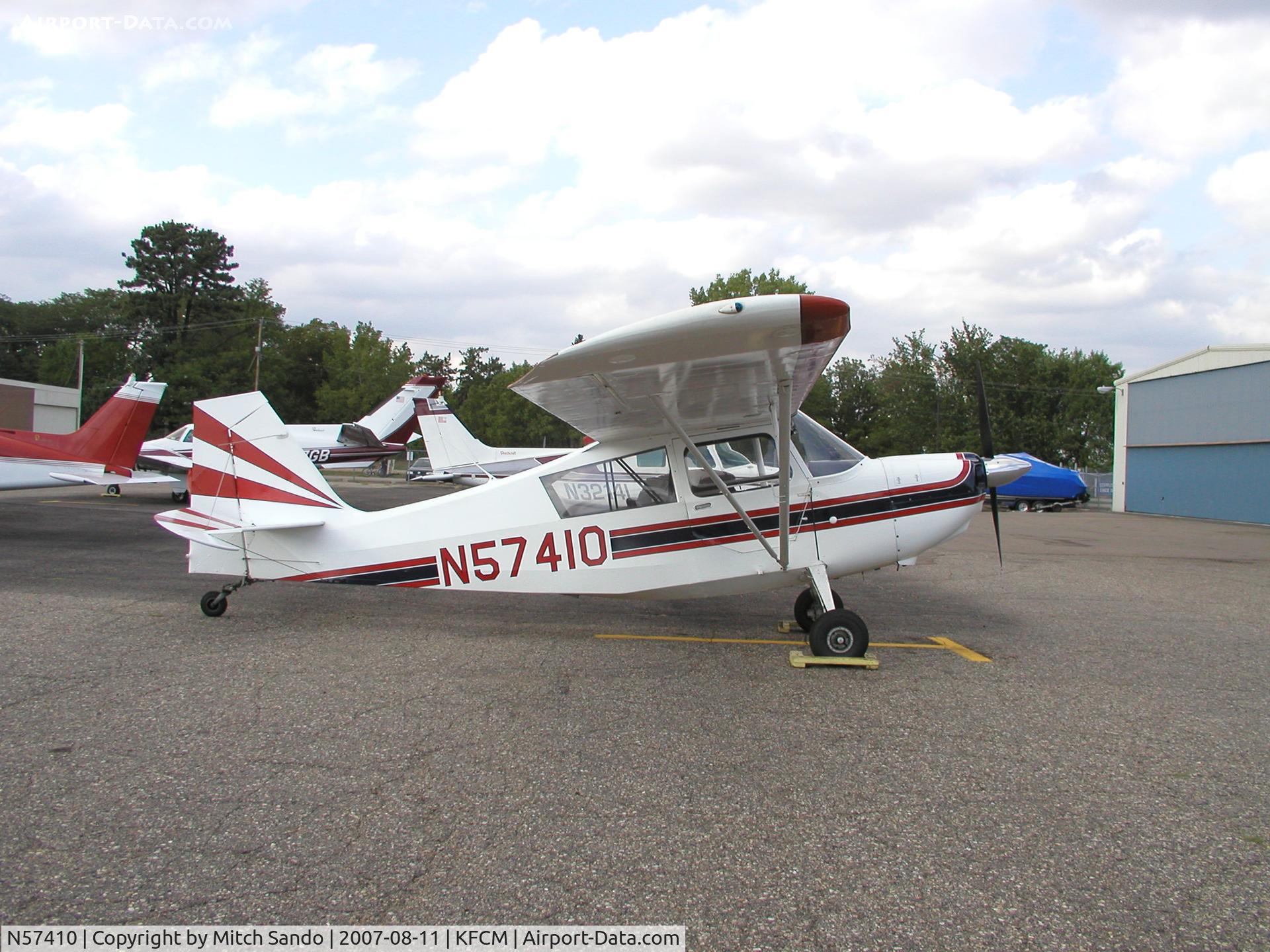 N57410, 1973 Bellanca 7ECA Citabria C/N 941-73, Parked at GAS (General Aviation Services).