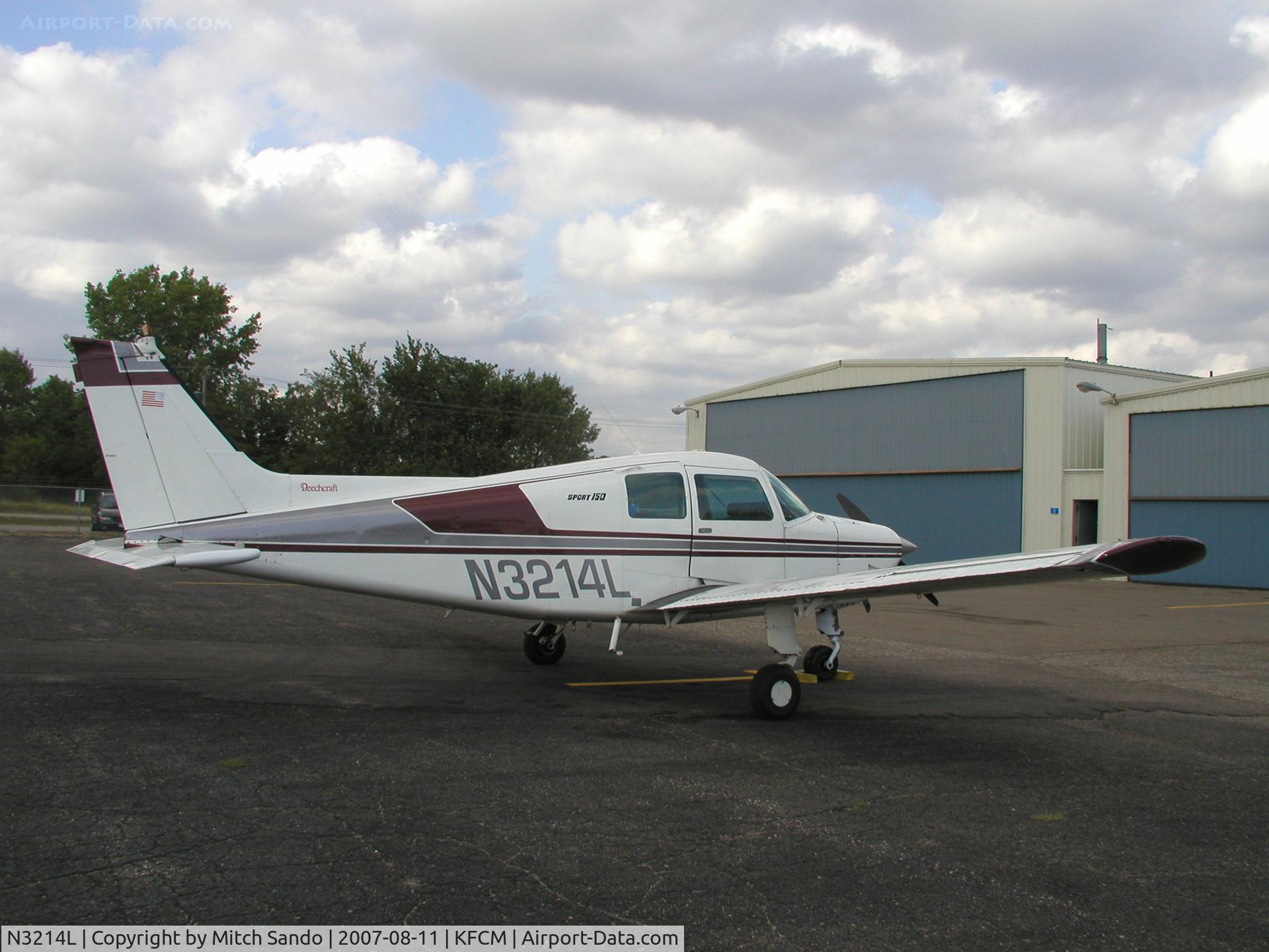 N3214L, 1977 Beech B19 Sport 150 C/N MB-829, Parked at GAS (General Aviation Services).