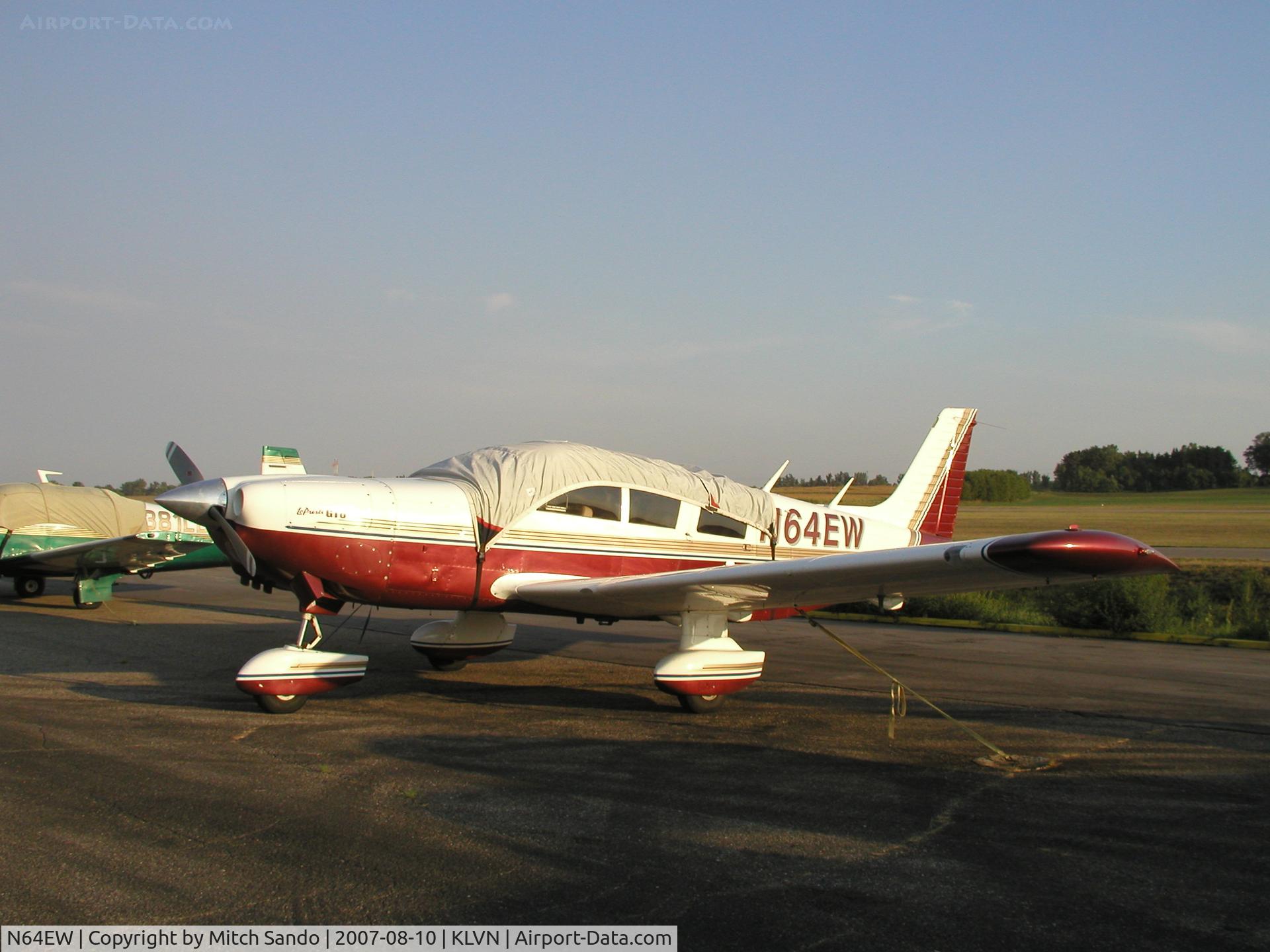 N64EW, 1973 Piper PA-32-300 Cherokee Six C/N 32-7340089, Parked on the ramp at Airlake.